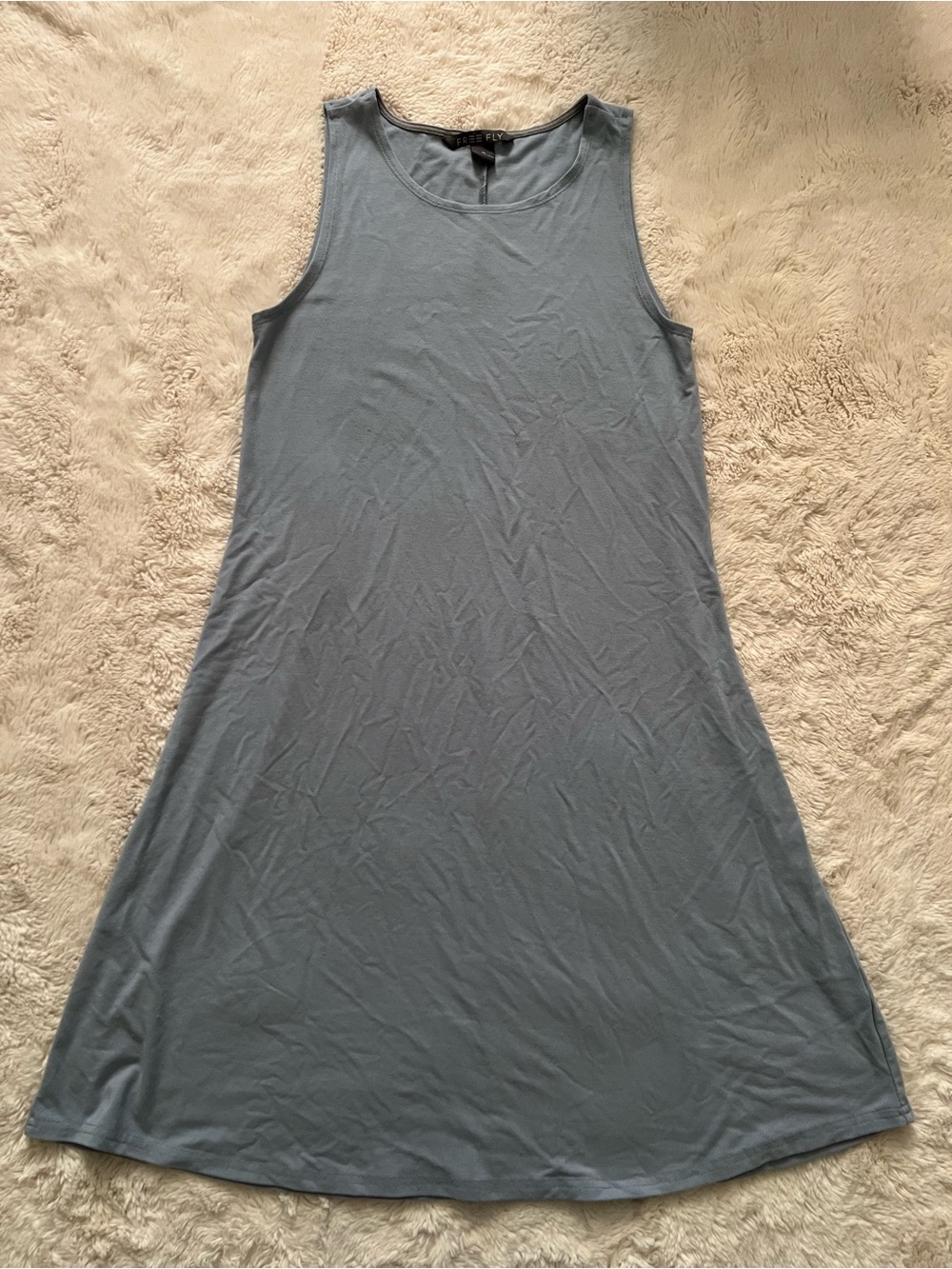 FreeFly Bamboo Blue Sleeveless Active Dress